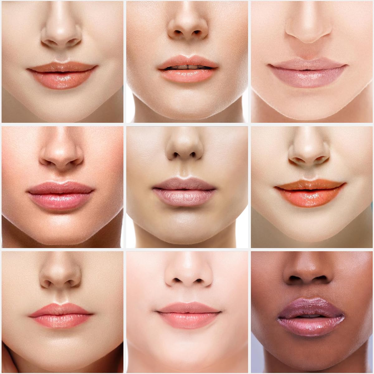 6 Pack Lip Balm, Fruit Flavoured Lip Balms, All Day Moisturising, Soft Natural Lip Balm with Vitamin E and Coconut Oil for chapped or dry lips.