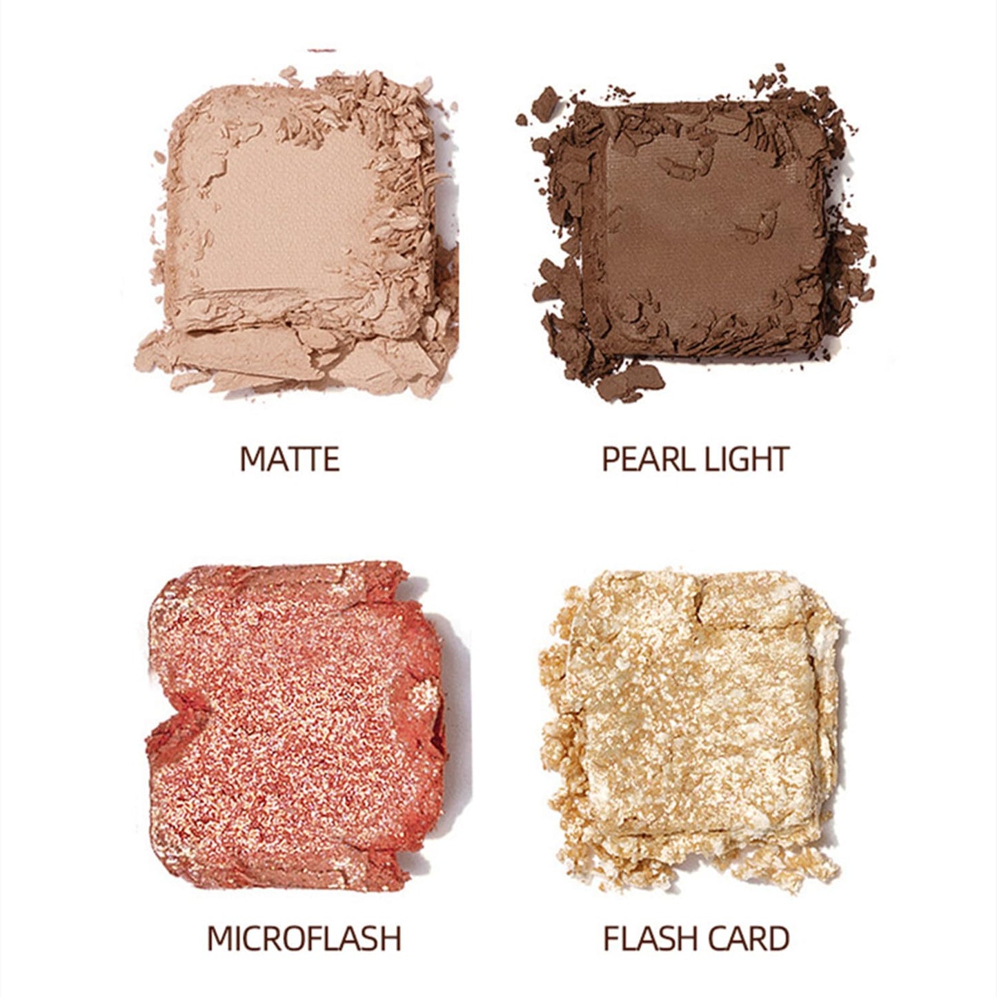 Mattew Eyeshadow Palette 9 Colors Cool Toned Matte Glitter Eyeshadow Palette (Color 03)