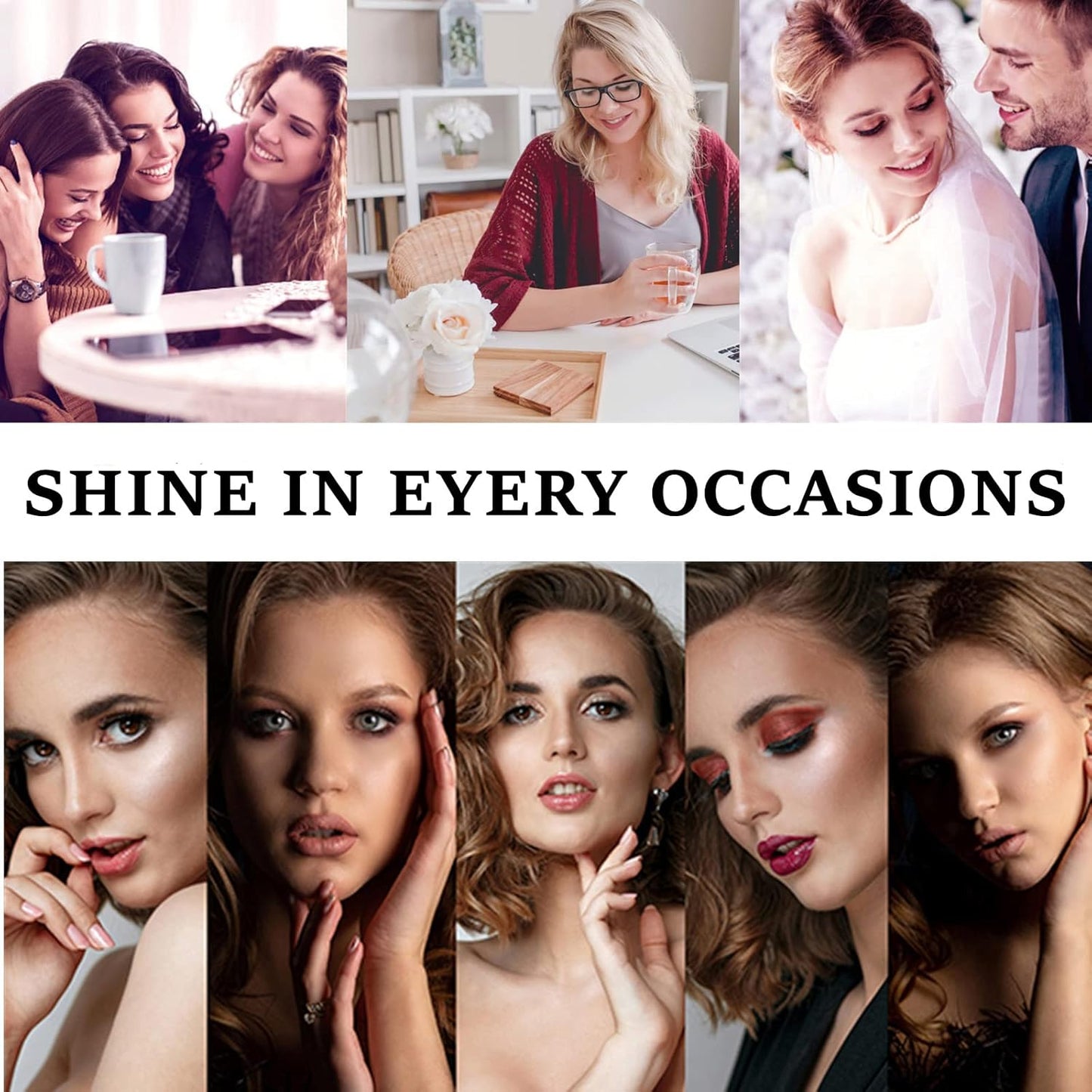 Lash Clusters 144 Pcs Individual Lashes DIY Lash Extensions 10-16mm Length Soft Natural False Eyelashes Thin Band Eyelash Extensions for Makeup at Home - OP01