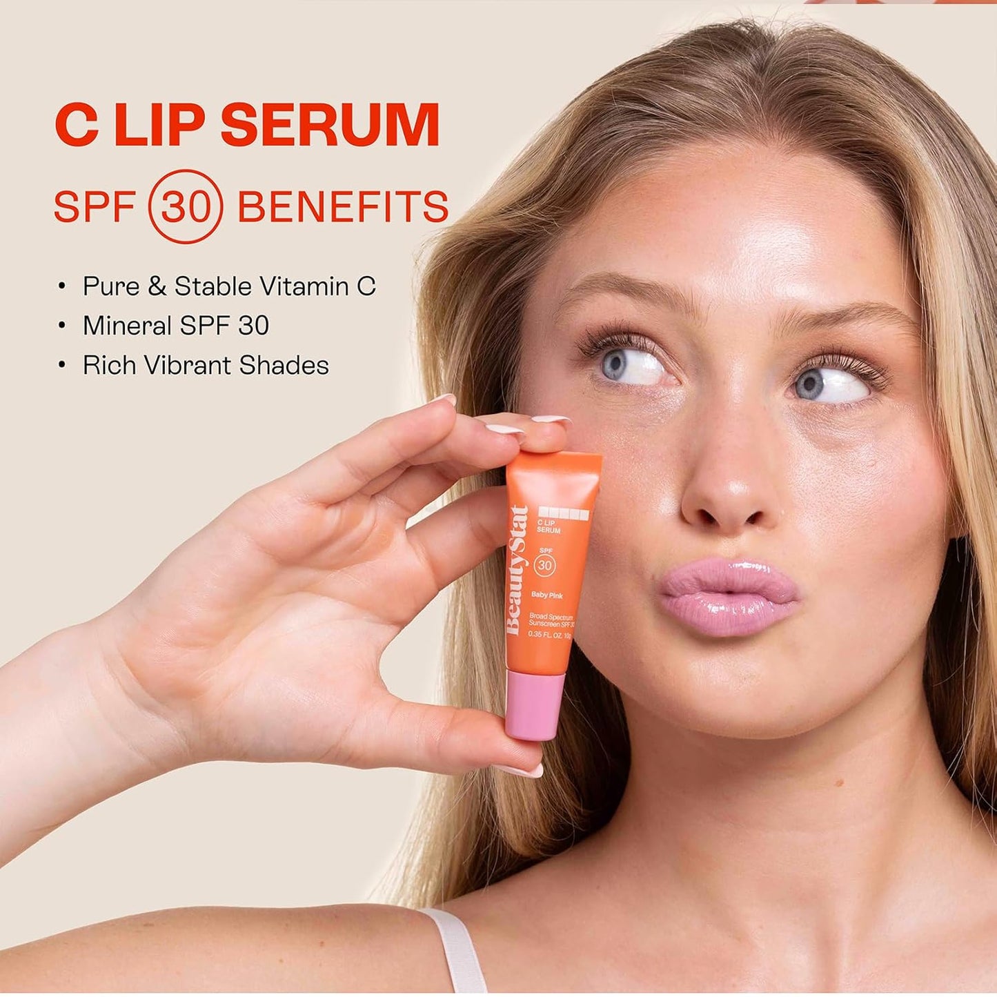 BeautyStat C Lip Serum - Baby Pink