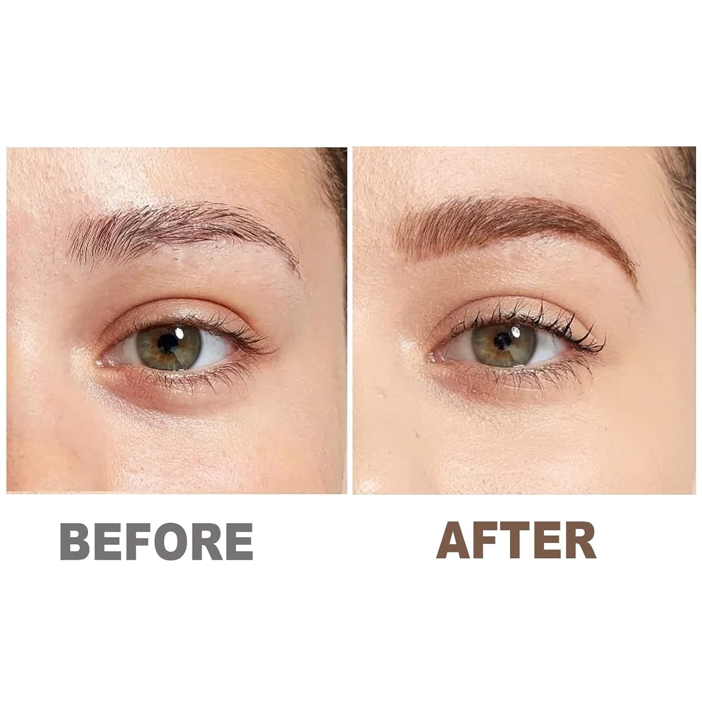 Boobeen 2 Pcs Eyebrow Pomade Cream, Waterproof Brow Pomade Gel High Pigmented Long-lasting for Natural Eyebrow Makeup, Suitable for Everyone