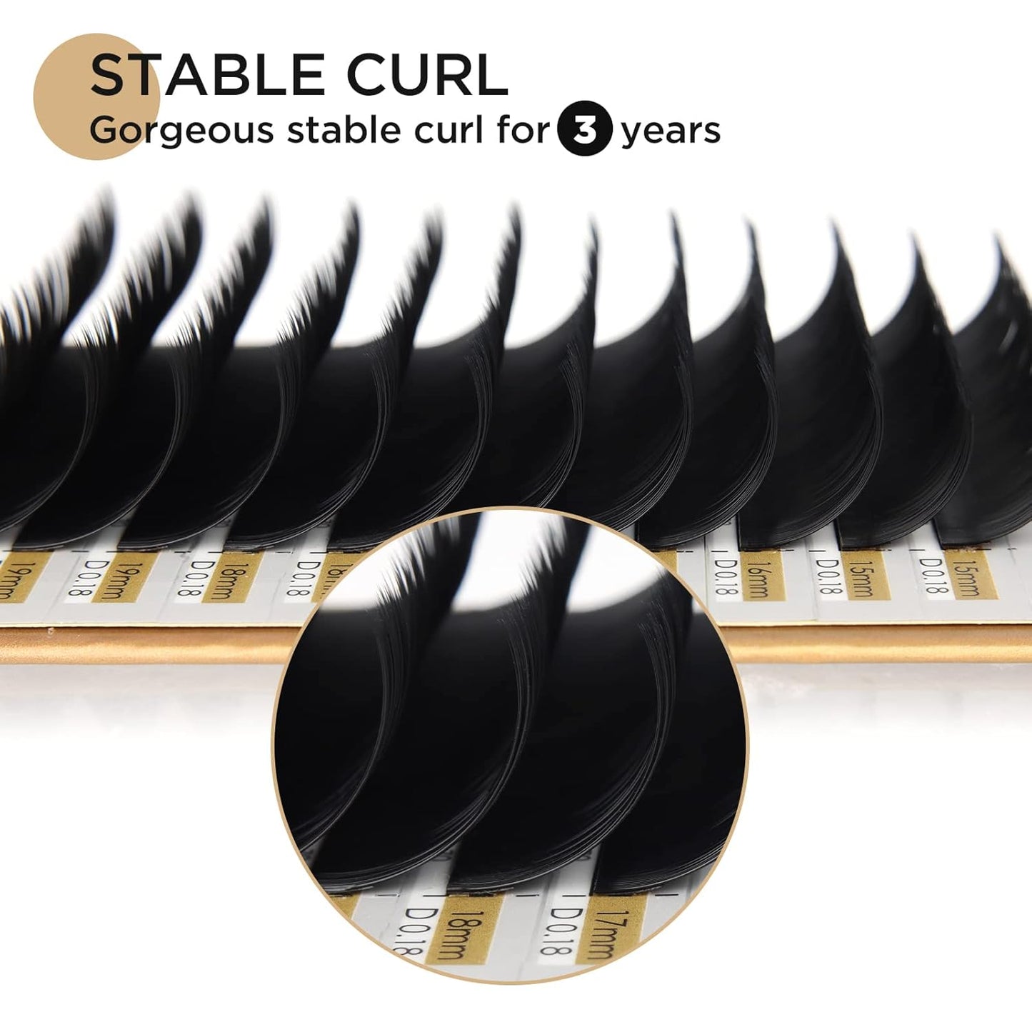 LASHVIEW 0.20 Thickness Eyelash Extensions 9mm D Curl Silk Fake Natural Thick Lashes Individual Semi-Permanent Eyelashes Silk lashes (Salon Use)