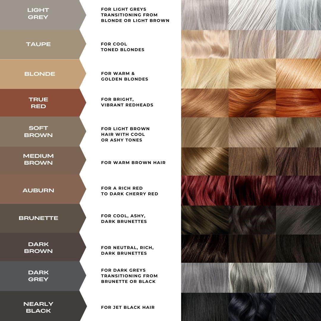 MADLUVV Brow Stamp Kit with Brow Stencils – Easy Eyebrow Shaper for Natural-Looking Brows – Popular Eyebrow Stencil Kit Used by Professionals – 9 Shapes, Spoolie, Travel Bag & Stamp (Light Grey)