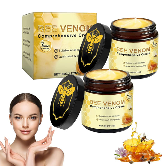 2PCS Bee Venom Comprehensive Cream,Bee Venom Hydrating Moisturizing Cream,for All Skin Types