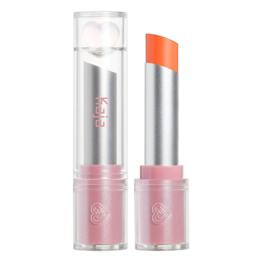 Kaja Juicy Glass Lip Balm | Plumping, Hydrating, Korean Lip Balm, Moisturizing Lip Care, 24hrs Long-lasting Hydration, Nourishing Lip Care | Peach Mimosa, 0.15 oz.