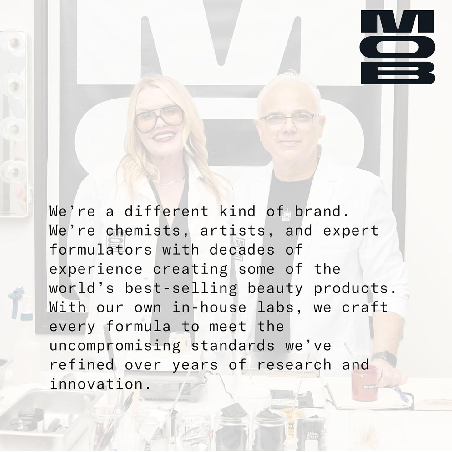 MOB Beauty Hydrating Shine Lip Balm M138 Sheer Black – Tinted Lip Balm Stick with Jojoba & Sunflower Oils, Clean Vegan Organic Lip Care for Nourished, Glossy Lips