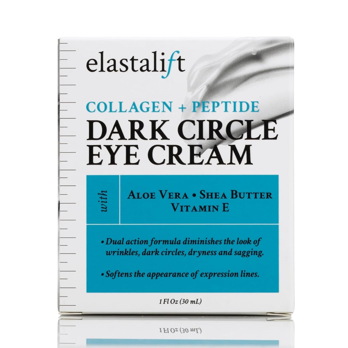 Elastalift Dark Circle Under Eye Treatment Cream | Brightening & Firming Collagen Cream W/Peptides + Vitamin E Moisturizer Eye Cream For Dark Circles & Puffy Eyes | Skin Care Face Cream, 1 Fl Oz