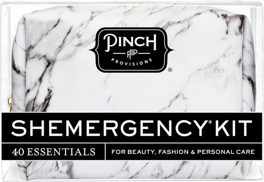 Pinch Provisions Shemergency Kit for Her, 40 Emergency Essential Items, Compact, Multi-Functional Pouch, Gift for Women, Birthday, Bachelorette Parties, and More!