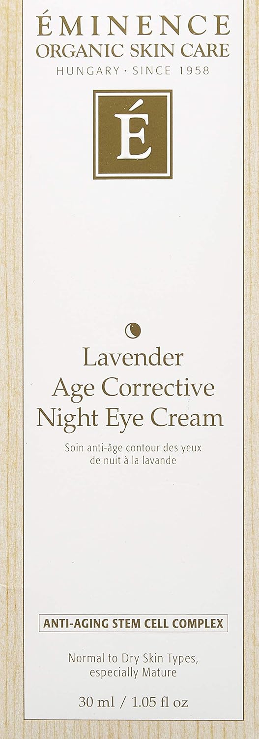 Eminence Lavender Age Corrective Night Eye Cream, 1.05 Ounce