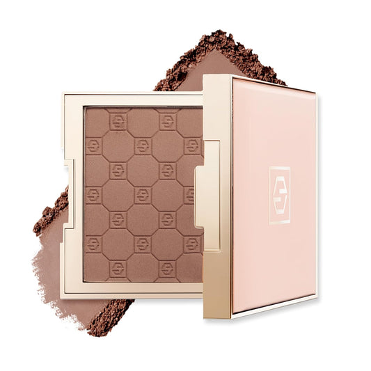 Jouer Soft Focus Hydrate & Setting Powder - Pressed Powder with Matte Finish - Blurring Powder for Fine Lines and Pores - Set Face Makeup Foundation or Concealer - Deep