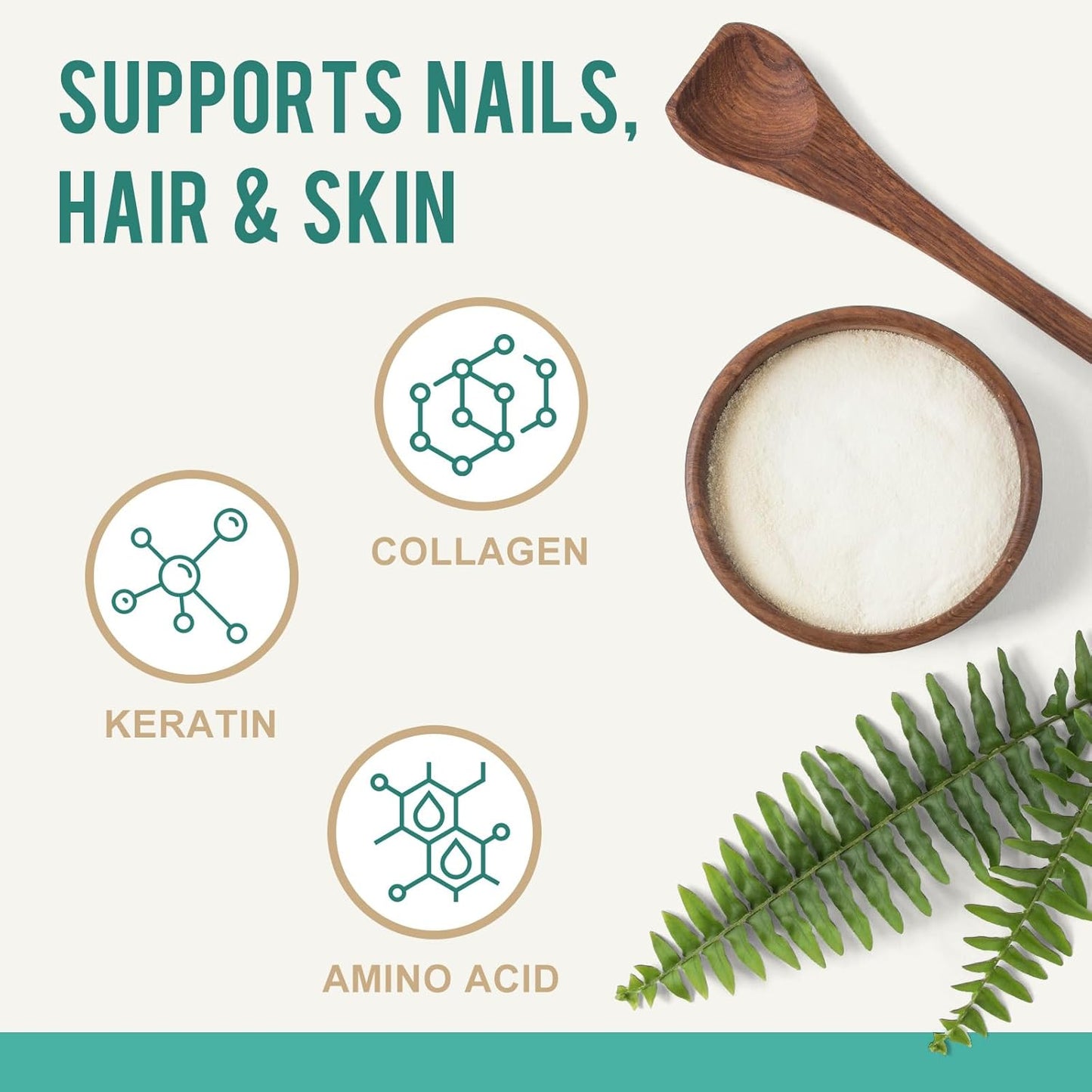 Hair Growth Supplements,Visibly Thicker Hair,Hair Growth Vitamins for Women and Men - 2 Month Supply(120 Capsules), White