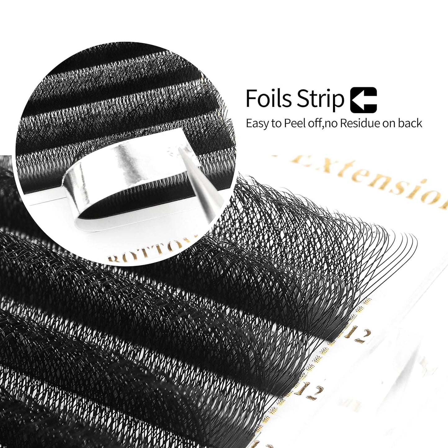 YY Lash Extensions Y Eyelash Extensions 0.07mm Thickness C Curl Mix 8-15mm Premade Fans 4D Individual Lashes Matte Black Volume Lashes 12 Rows Crisscross False Eyelashes(YY-0.07-C,8-15mm)