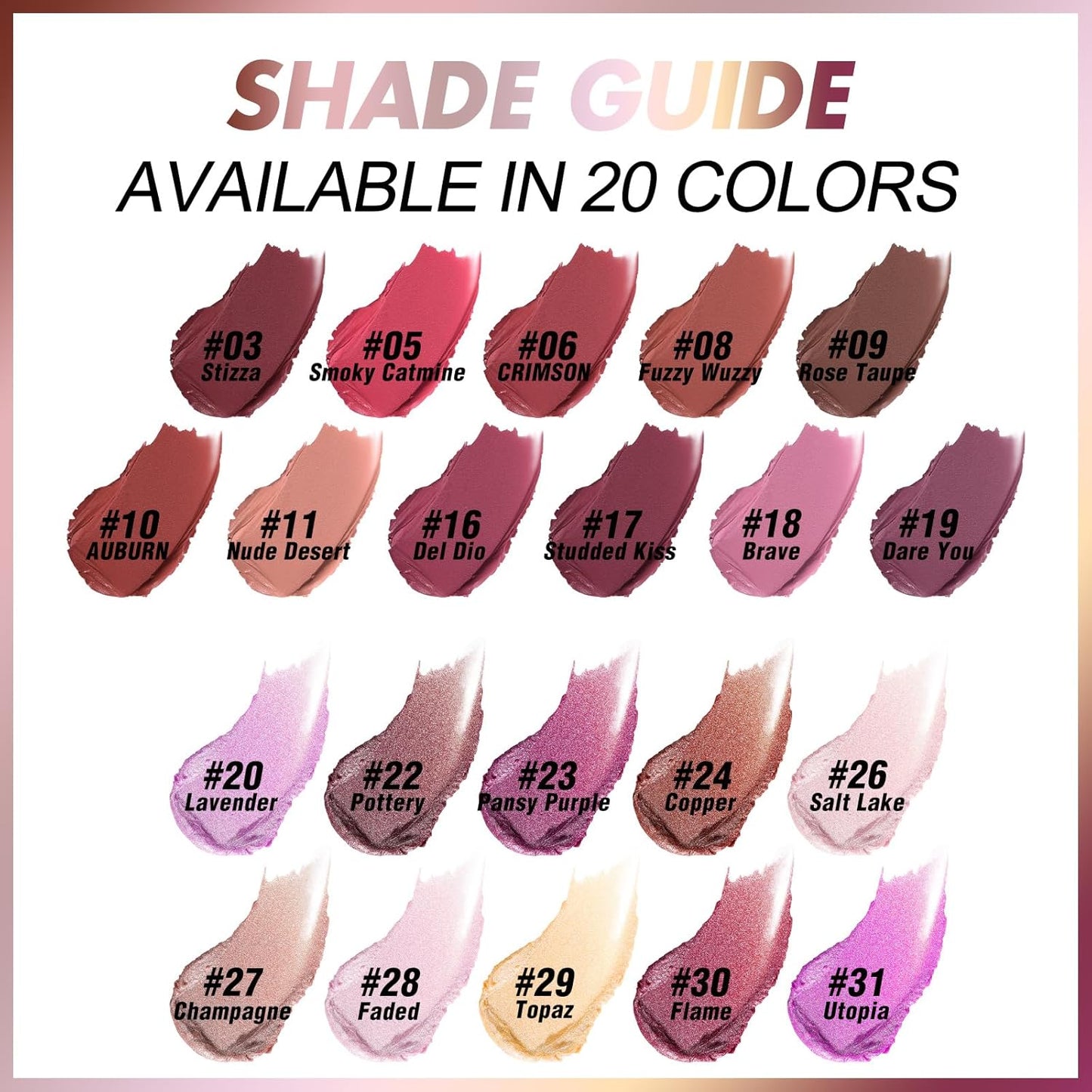 FOCALLURE Ultra Chic Matte Lipstick,Rich Vitamin E Lip Crayon,Lightweight Matte Color without Drying or Fading,Long Lasting Waterproof Lips Makeup,SMOKY CARMINE