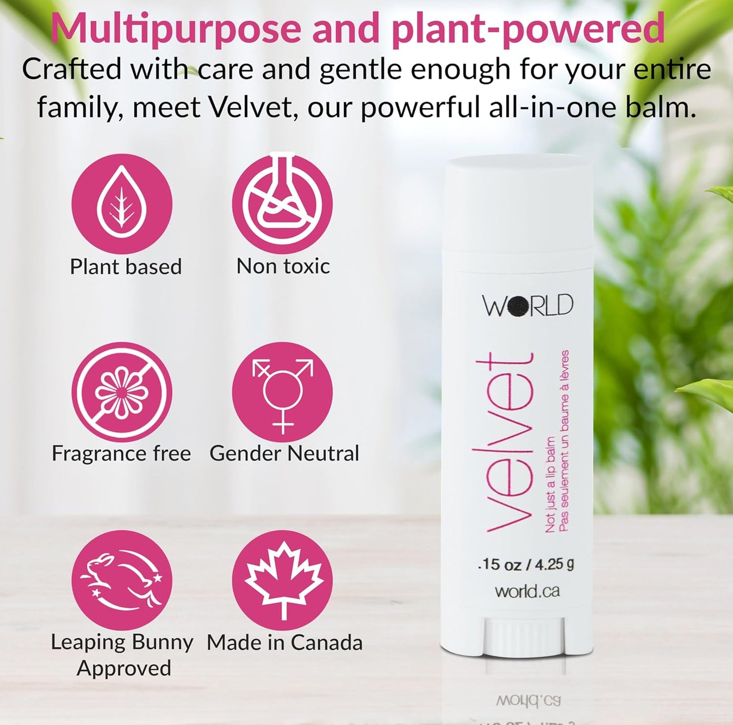 VELVET NOT JUST A LIP BALM