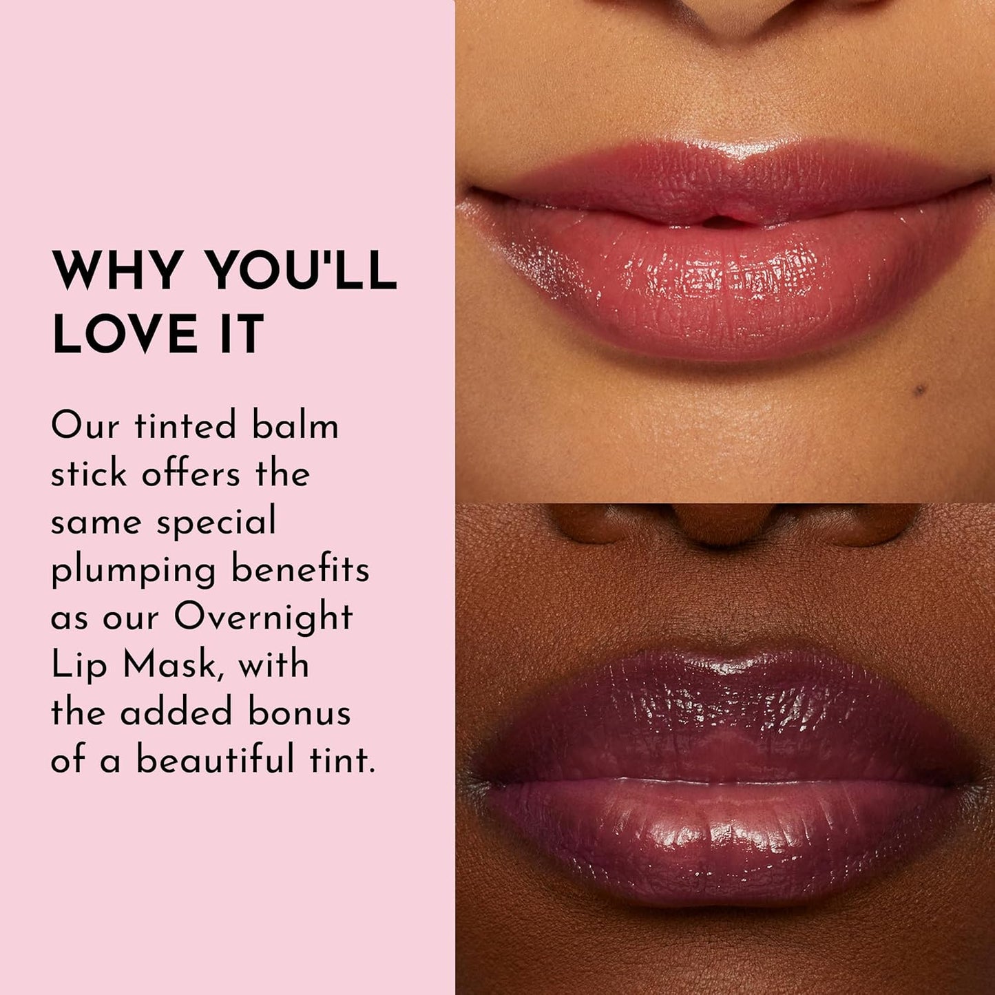 LAWLESS Forget the Filler Lip Plumping Line Smoothing Tinted Balm, Juicy Watermelon, Pink, 0.1 Ounce / 2.9 ml