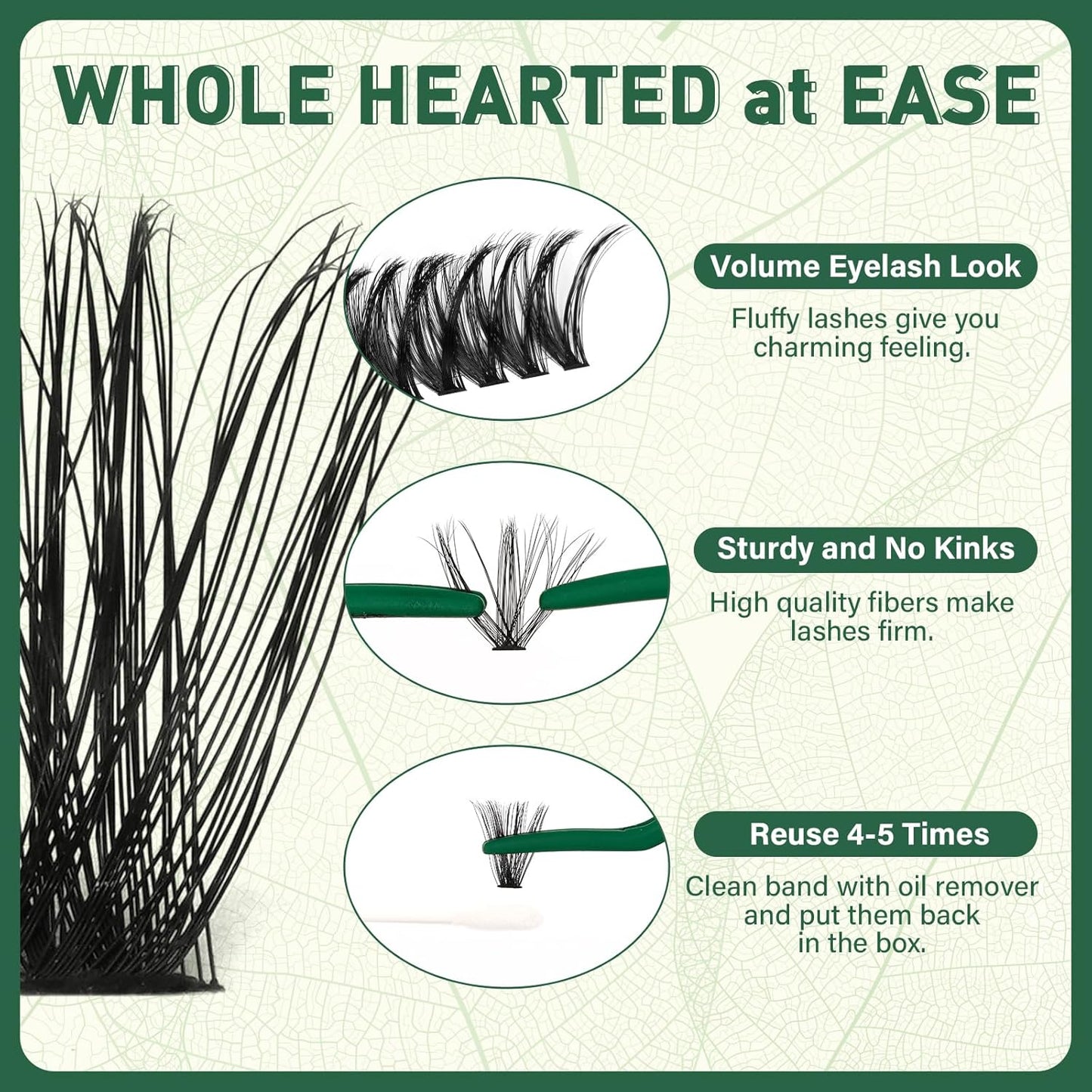 Lash Clusters 280Pcs Eyelash Clusters KEYYOU 80D C Curl 9-18MIX Clusters Lashes Thick Super Soft Wispy DIY Eyelash Extension at Home(80D-C,9-18MIX)