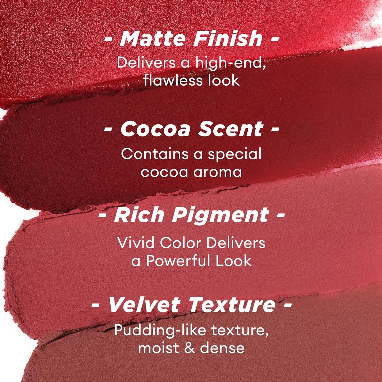 ITY Velvet Matte Finish Lip Stain-Mousse Textured Pudding Pot Lip Clay with Brush, Nude Shade, Dual-Use as Lipstick and Blush, Conceals Lip Lines, Rich Pigment, 0.21 oz (6g) in Terracotta Kiss