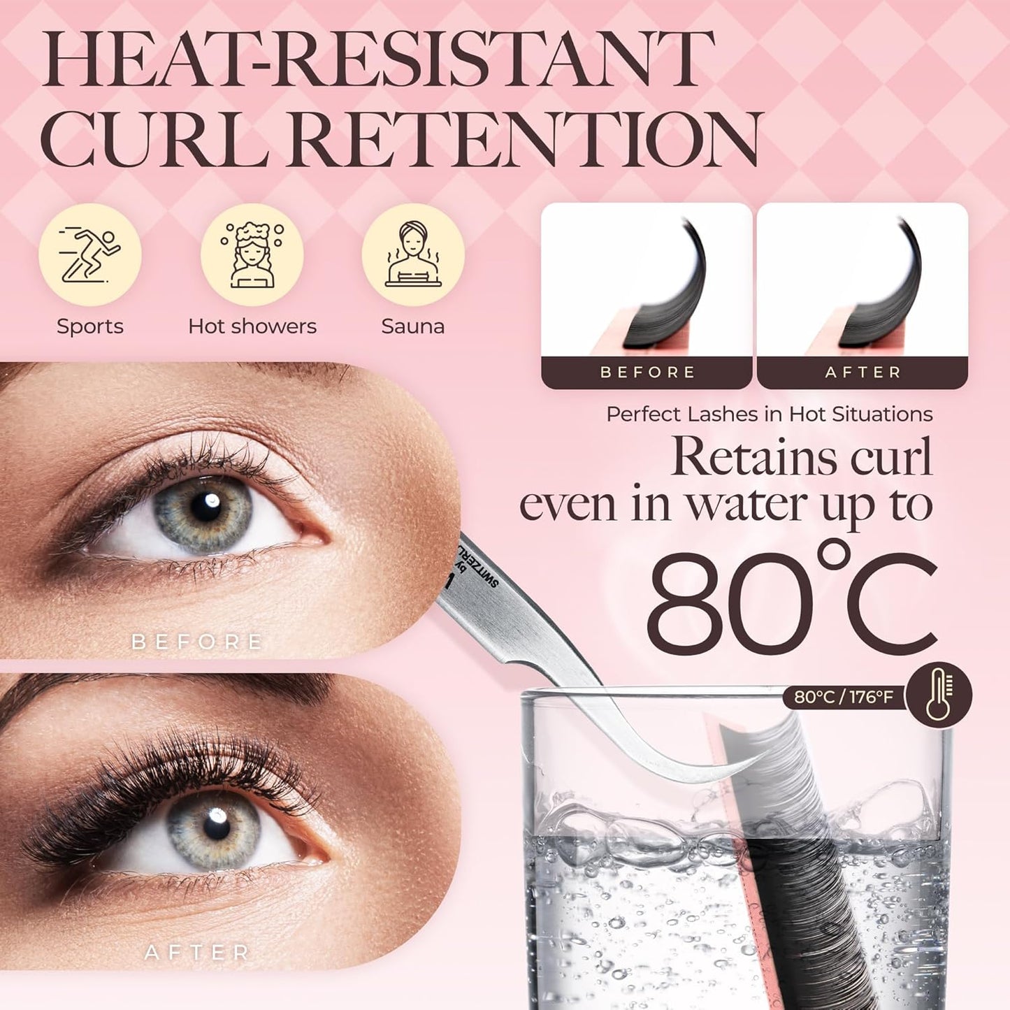 LASHVIEW Volume Lash Extensions 0.03-0.20 J/B/L/C/CC/D Curl 8-16mm Mixed & Single Length Tray, Soft Matte Dark Professional Eyelashes Extension(0.03 D 10mm)