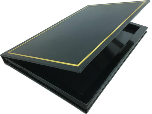 JUVITUS Large Empty Makeup Palette with Mirror and 20 Metal Stickers for Customizing Eyeshadows, Highlighters, and Blushes