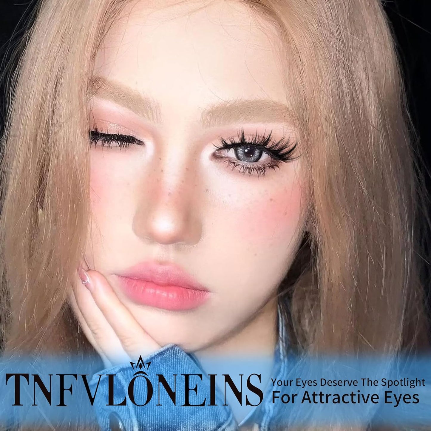 TNFVLONEINS Manga Lash Clusters Wispy Cluster Eyelash Extensions Natural Eyelash Clusters with Spikes Individual Lashes Clusters Fairy Lash Extension Anime Eye Lash Cluster Lashes