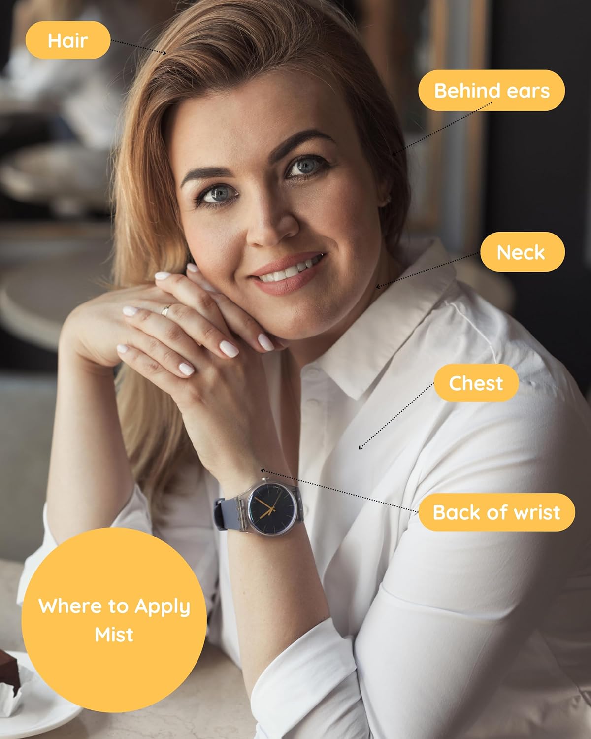 Jasmine Natural Hair & Body Mist Spray, Pure Essential and Fragrance Oils, Alcohol-Free, Handmade in California, 0.5Fl Oz