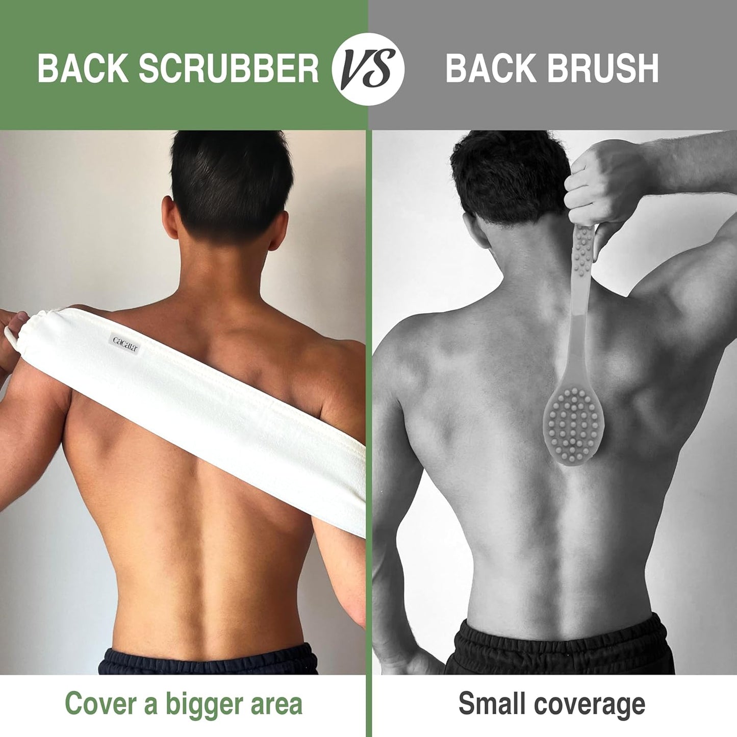 Set of Exfoliating Glove, Face Scrubber & Back Scrubber for Shower, 100% Vegan Viscose exfoliating body scrubber, Bath Hammam Kese & Spa Mitt