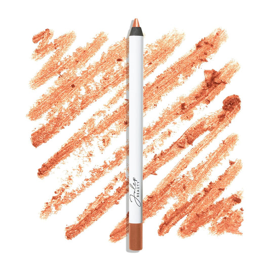 Julep When Pencil Met Gel Sharpenable Multi-Use Longwear Eyeliner Pencil - Tangerine Shimmer - Transfer-Proof - High Performance Liner