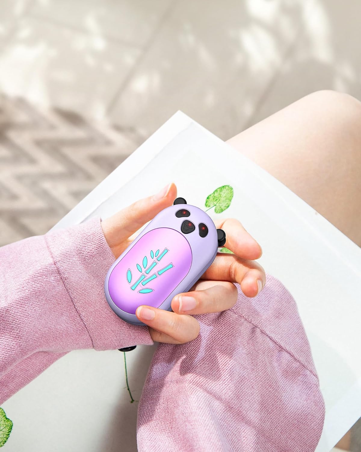 Hand Warmers Rechargeable 2 Pack, 6000mAh Electric Hand Warmer Reusable, 20Hrs Long Heating, Portable Pocket Heater Handwarmer for Women Men, Outdoor Camping, Hunting Gear