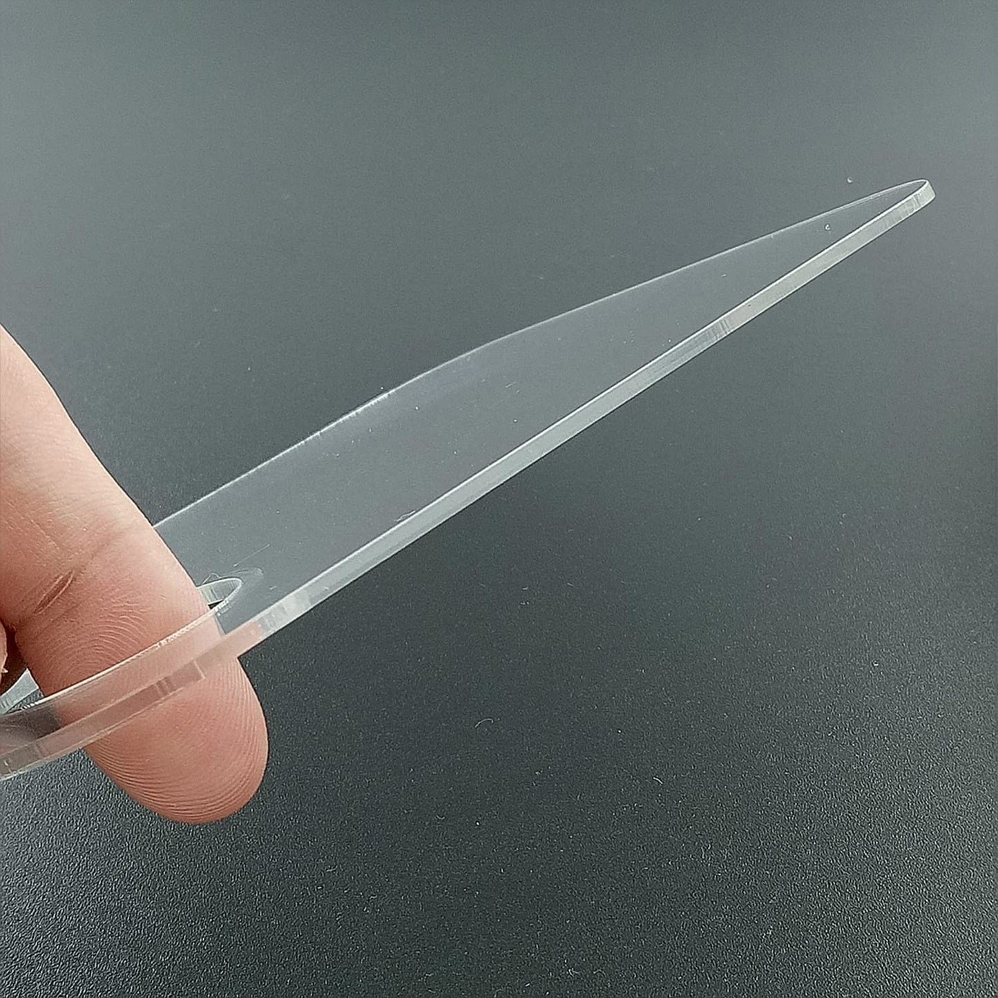 Set of 2 Acrylic Makeup Palette and Metal Spatula Acrylic Cosmetic Palette Cosmetic Artist Palette Mixing Palette with Spatula Nail Art Eye Shadow Lipsticks Mixing Makeup Tools, 10 x 15cm