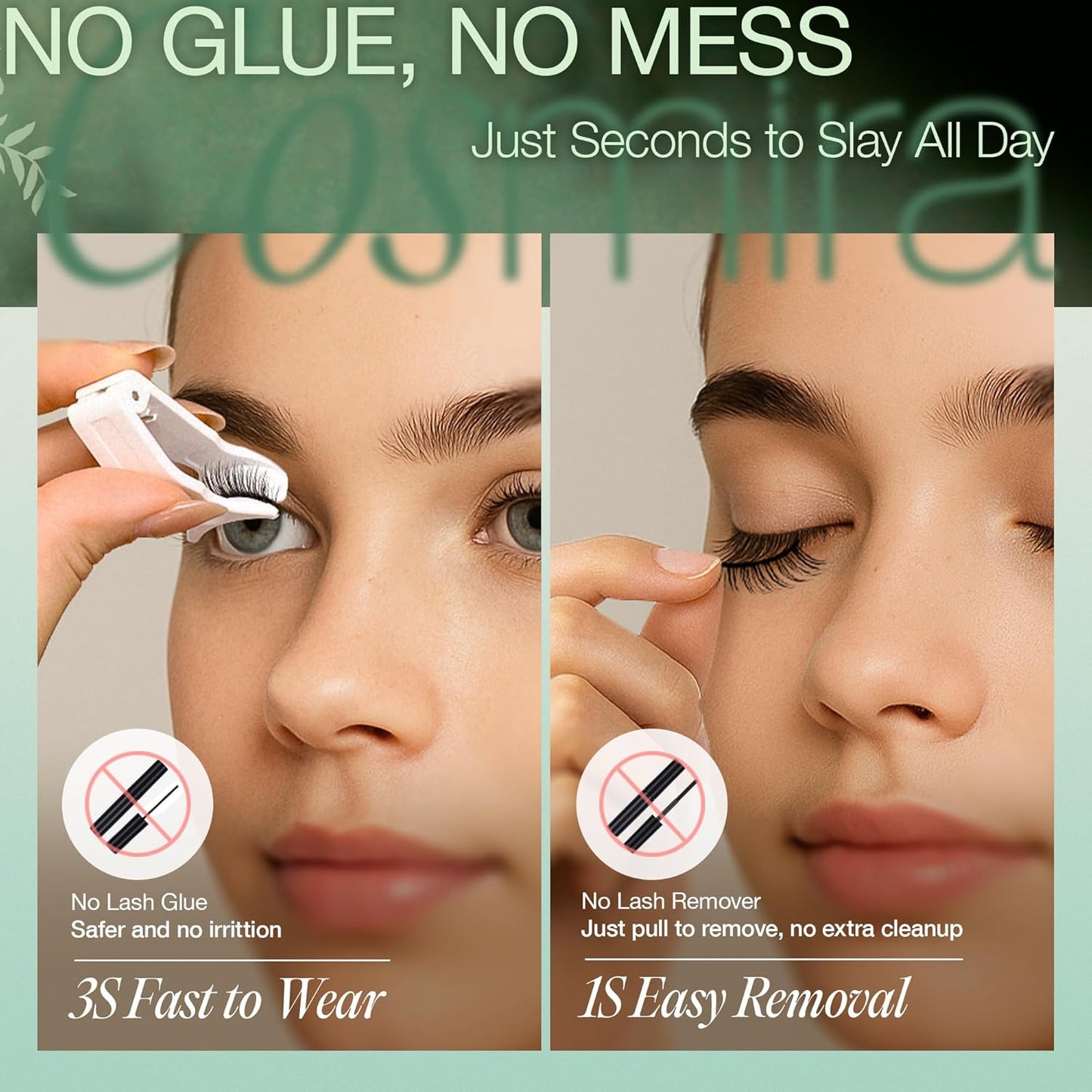 LASHVIEW Upgrade Soft Magnetic Eyelashes with Applicator, Reusable Soft Magnetic Lashes Natural Look, No Glue Needed,Comfort& Convenient Portable All-in-One Box (L01)