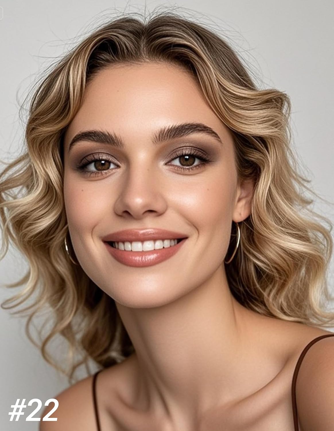 Erinde Shimmer Cream Eyeshadow Stick, Long Lasting Metallic Eye Shadow Sticks, Waterproof Creamy Glitter Eyeshadow Pencil, High Pigmented Blendable Neutral Eye Makeup, 22 Dark Taupe Shimmer