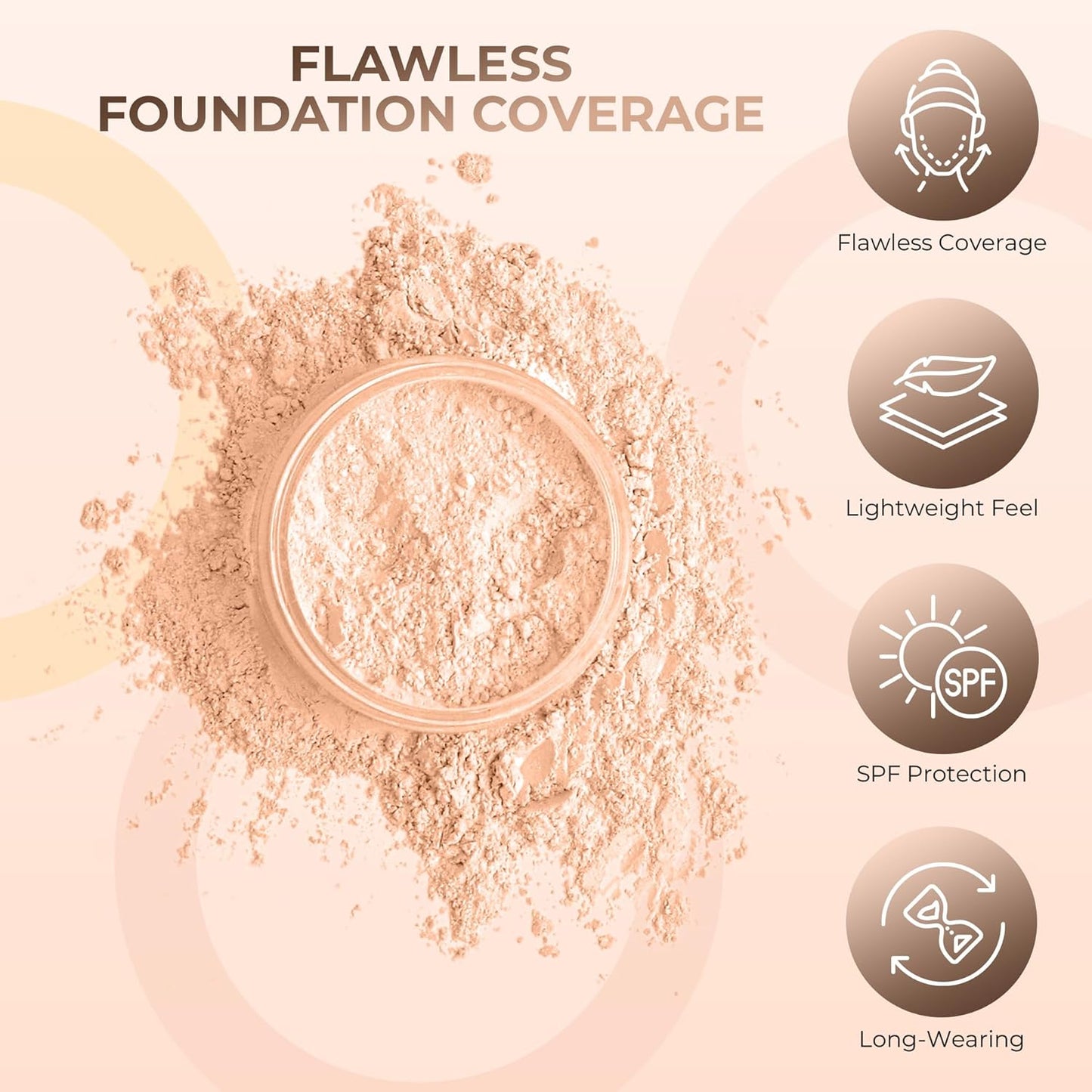Foundation Powder Refill (Pink Bisque)(1 Pound Bag) By Sweet Face Minerals, Lightweight Mineral Loose Makeup Powder with SPF 20, Full Coverage Flawless Finish, Talc-free, Cruelty-Free, Refill Pouch