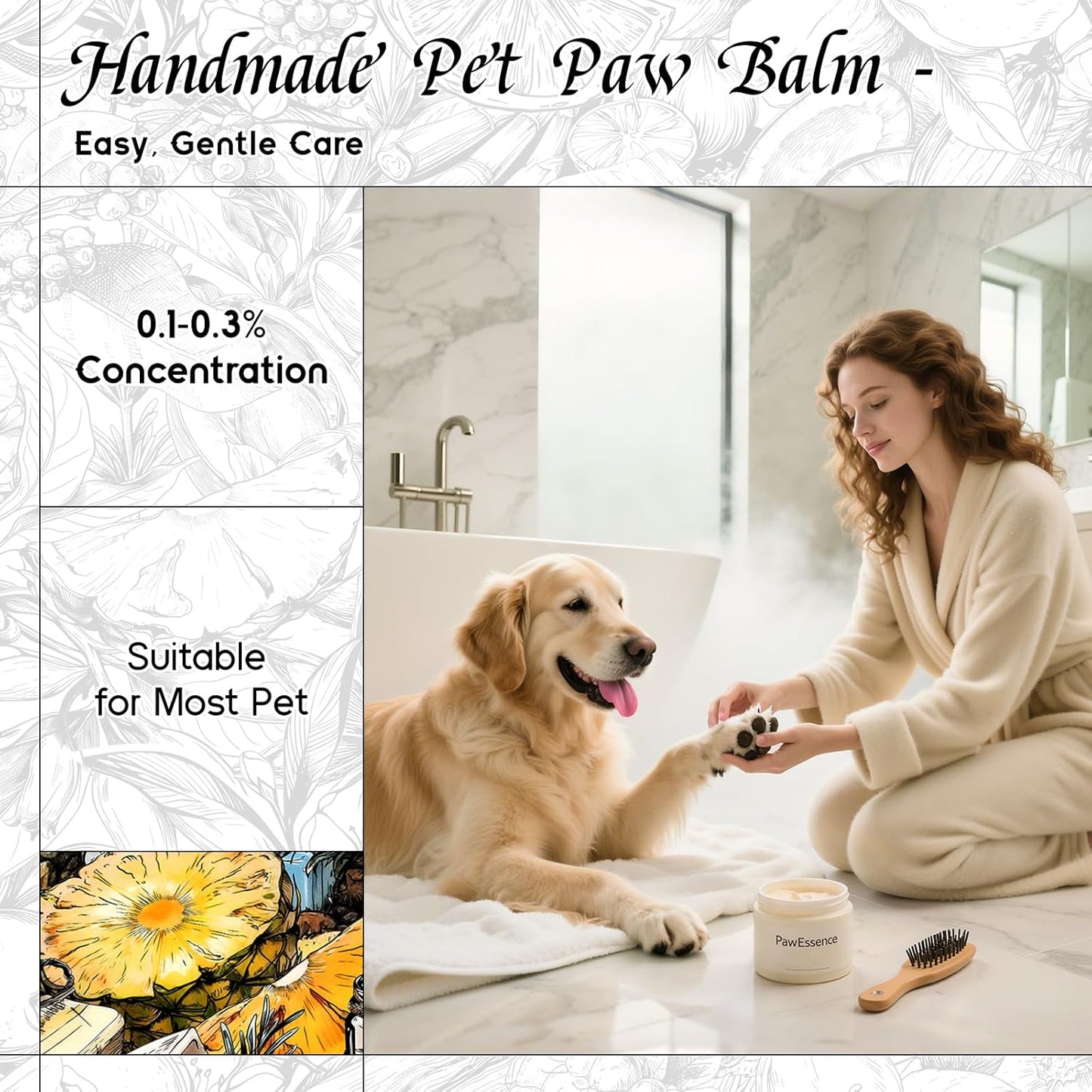 HIQILI Pineapple Fragrance Oil for Diffuser, Soaps, Bath Bombs, Candles Making, Bright Scents for Home, Car & Office - 1 Fl Oz