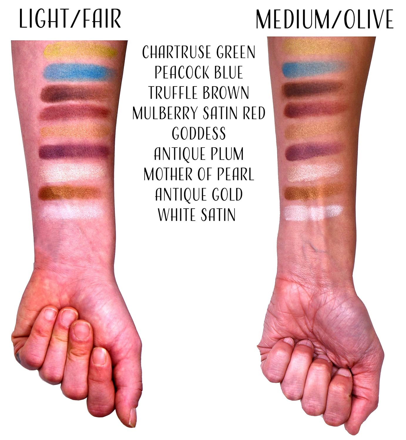 Peacock Neon Jewel Tone Blue Turquoise Teal Shimmer Pressed Powder Single Vegan Eyeshadow; Talc, Paraben & Cruelty Free