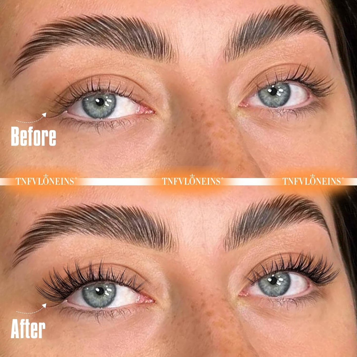 Natural Lash Clusters Kit Wispy Lash Extension Kit C Curl Eyelash Extension Kit Individual Lashes Cluster Eyelash Extensions Kit 8-16MM Eyelash Clusters with Bond and Seal and Tweezers by TNFVLONEINS