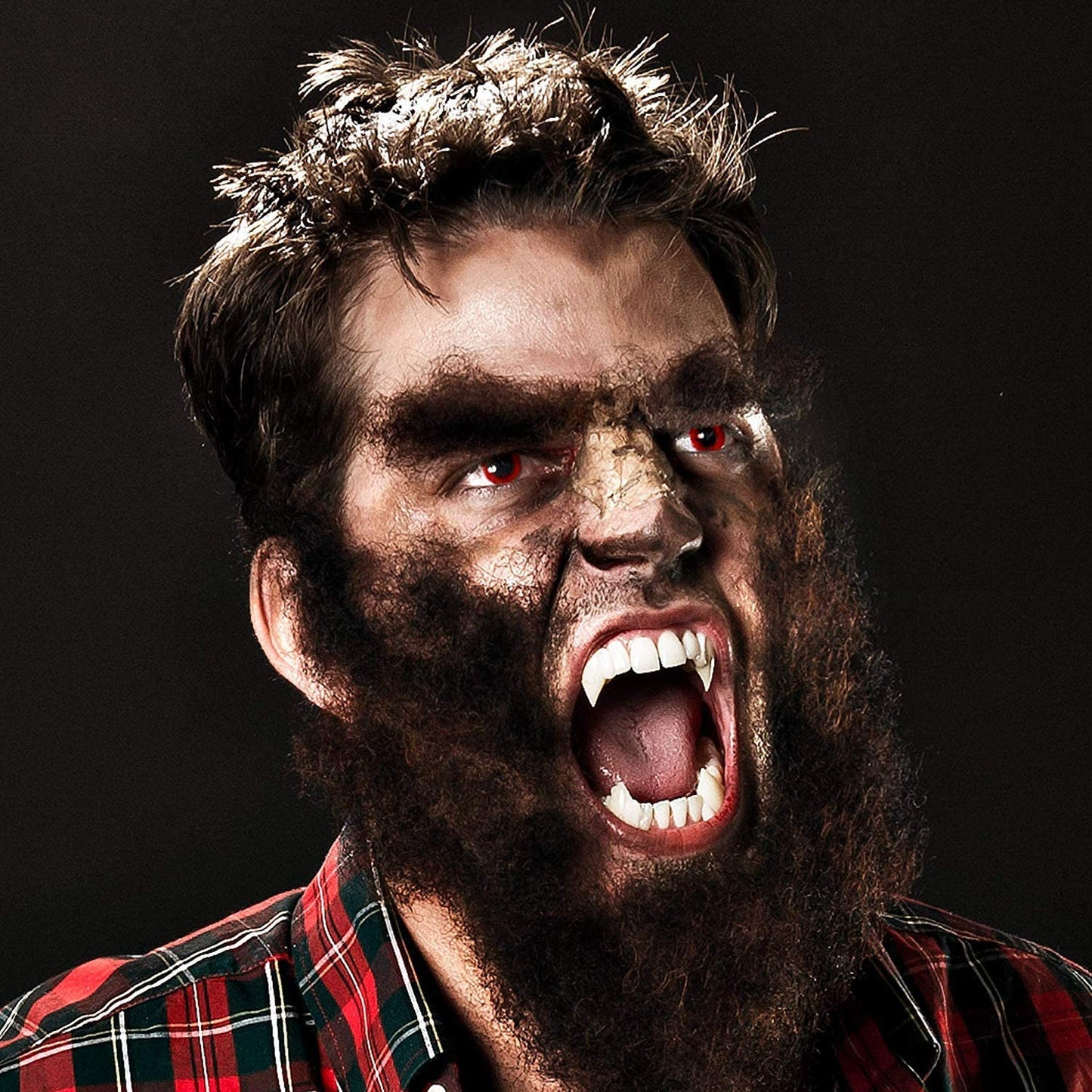 Mehron Makeup Tri-Color Character Makeup Palette | Halloween, Special Effects and Theater Cream Makeup FX Palette | Face Paint Makeup .7 oz (20 g) (WEREWOLF)