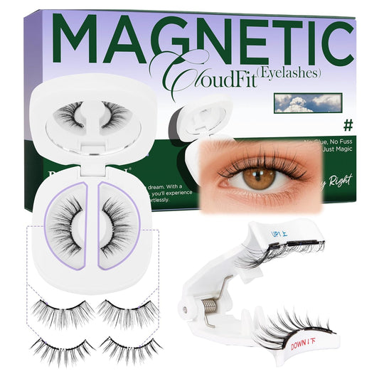 BEYELIAN Magnetic Eyelashes with Applicator Kit, Reusable Natural Look 3D Lashes, Easy Apply Soft Upgrade Magnetic Lashes for Eye Makeup (Lightweight &Reusable)