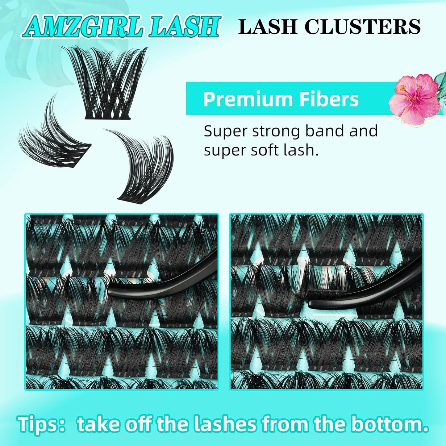 Lash Clusters Wet Look 168Pcs Eyelash Cluster Ultra-Thin Lash Band Eyelashes Extensions Spiky Anime Wide Span Lashes(Tulip,D-18mm)