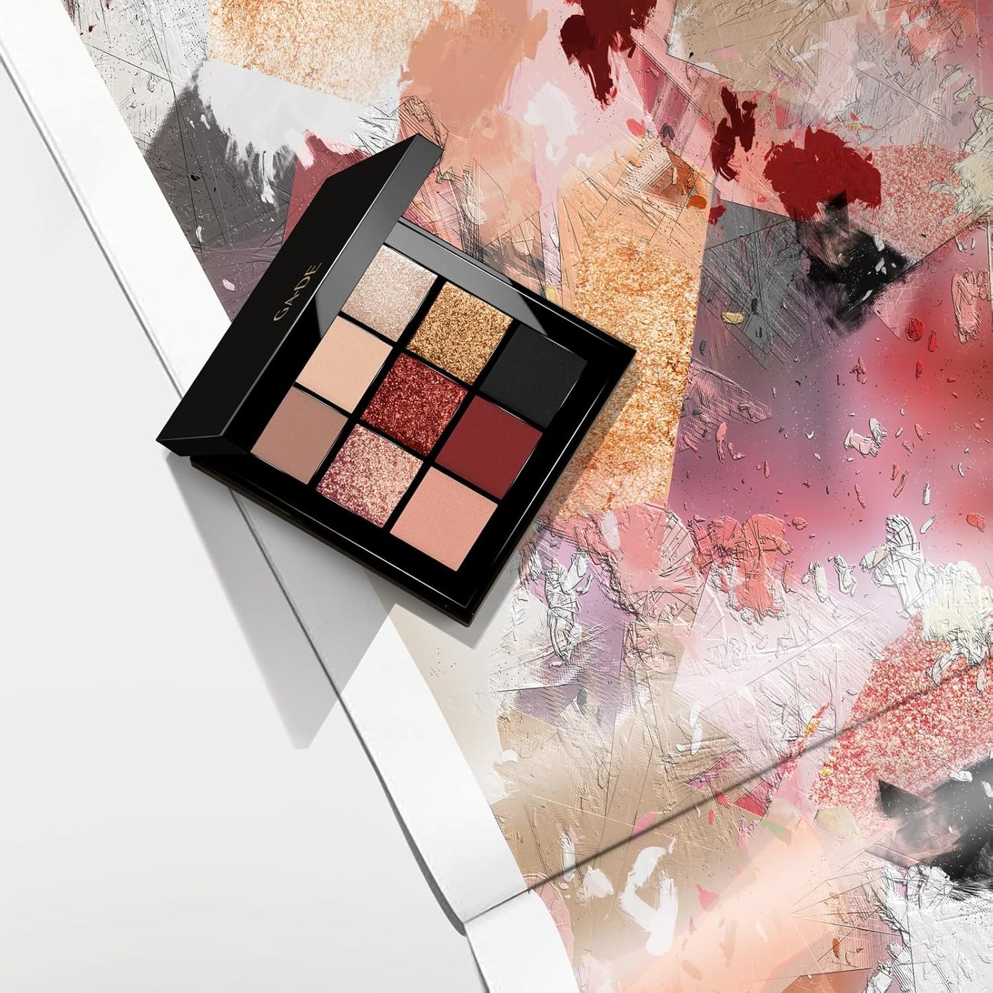 Velveteen Eyeshadow Palette, 51 - Eyeshadow Collection with Light to Deep Shades - for Matte, Metallic, Silky and Shimmery Finishes - 0.286 oz