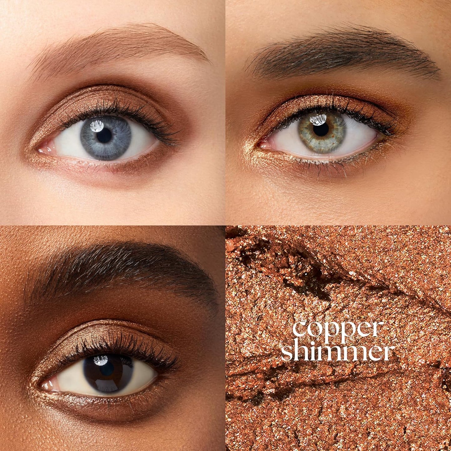 Julep Eyeshadow 101 Cream-to-Powder Waterproof Shadow Stick – Copper Shimmer – Long-Lasting, Crease-Proof, Shimmer Cream Eyeshadow with Built-in Smudger