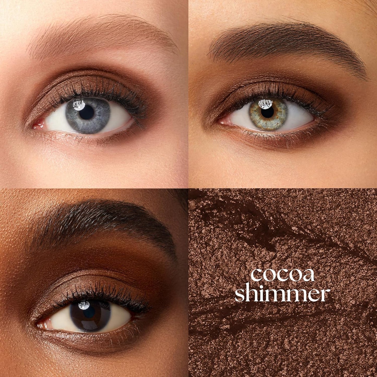 Julep Eyeshadow 101 Cream-to-Powder Waterproof Shadow Stick – Cocoa Shimmer – Long-Lasting, Crease-Proof, Chocolate Brown Shimmer Cream Eyeshadow with Built-in Smudger