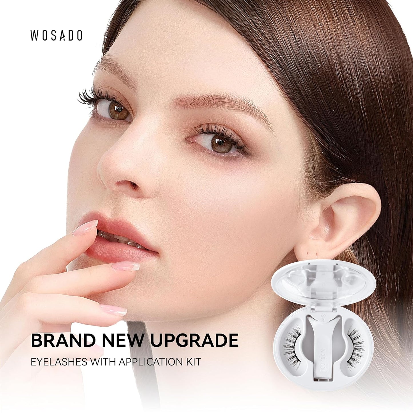 Magnetic Eyelashes with Applicator Kit, [No.25 Destination Collection: Vegas Flame] Reusable Magnetic Lashes without Eyeliner, Glue-free False Lashes, Waterproof, Lightweight