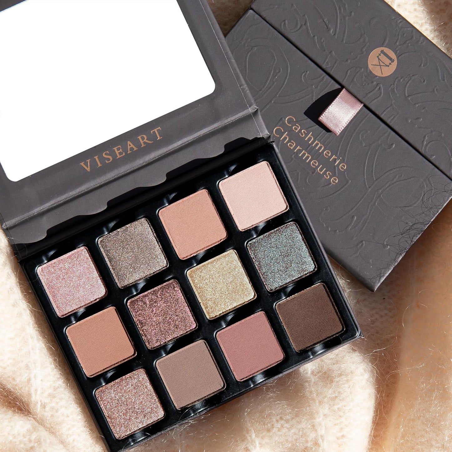 Viseart Paris Etendu Pro Luxe Makeup Eyeshadow Palette (Cashmerie Charmeuse)