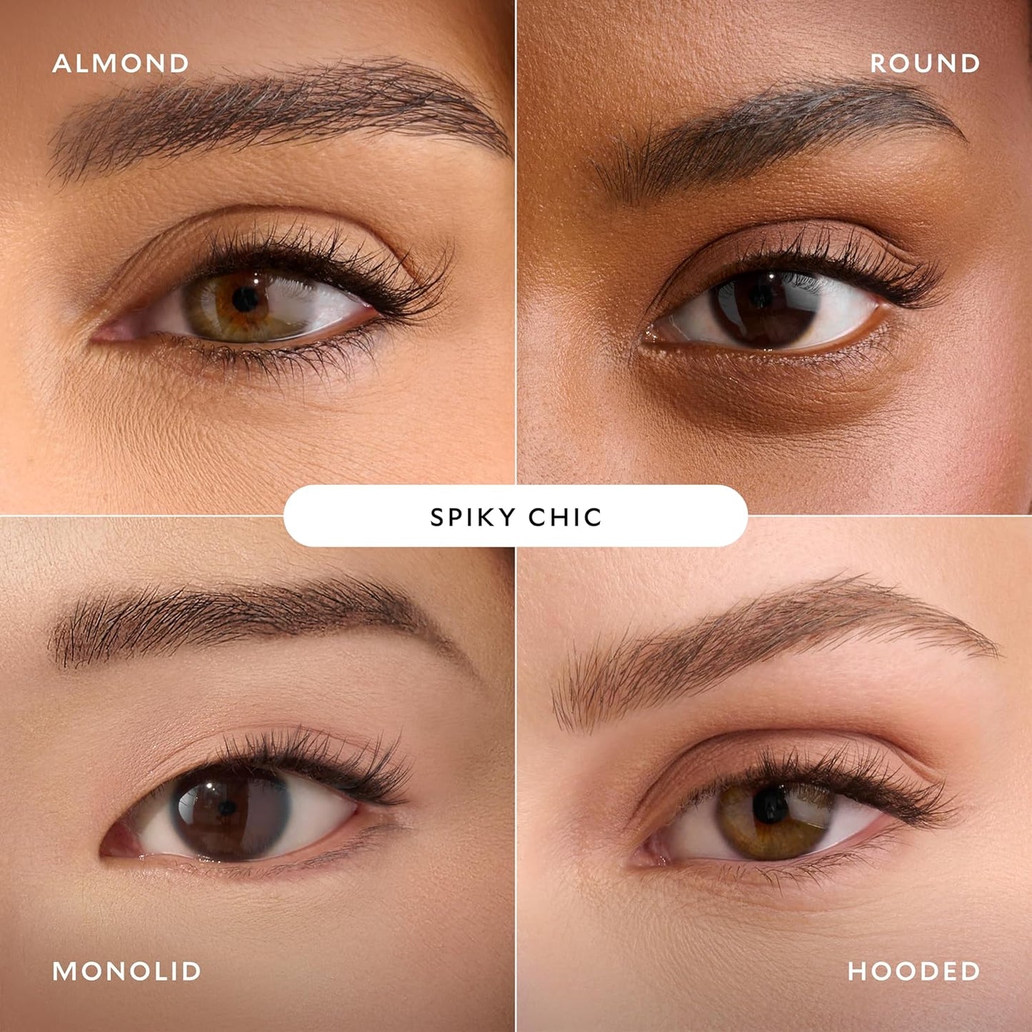 Velour-Xtensions™ Self-Stick Lash Clusters Kit, Self Adhesive Eyelashes, Includes 12 Eyelash Clusters & Applicator, Comfortable & Lightweight Lash Extensions (Spiky Chic)