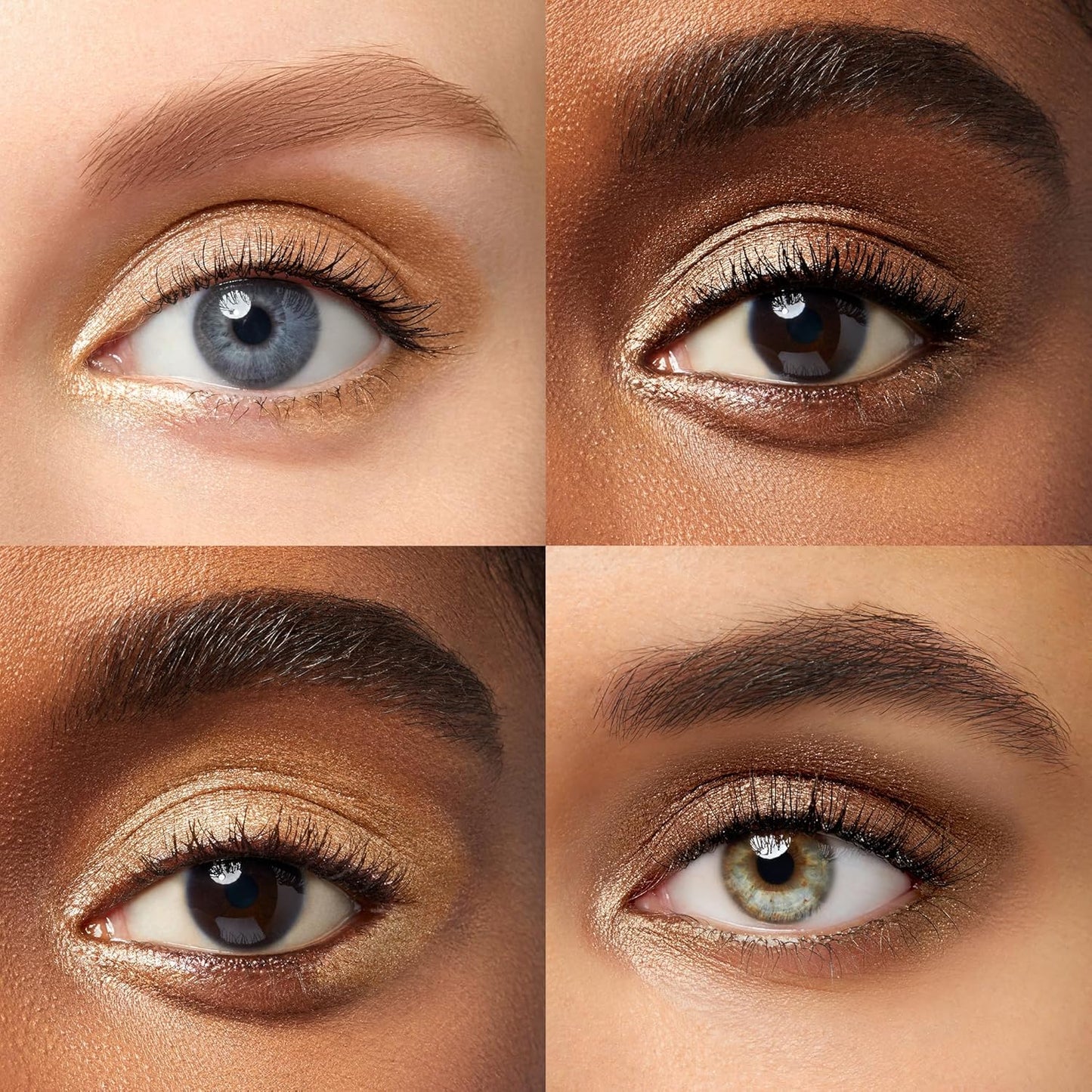 Julep Eyeshadow 101 Crème-to-Powder Waterproof Eyeshadow Stick Duo – Long-Lasting, Crease-Proof, Easy Apply with Built-in Smudger - Bronze Shimmer and Warm Gold Shimmer