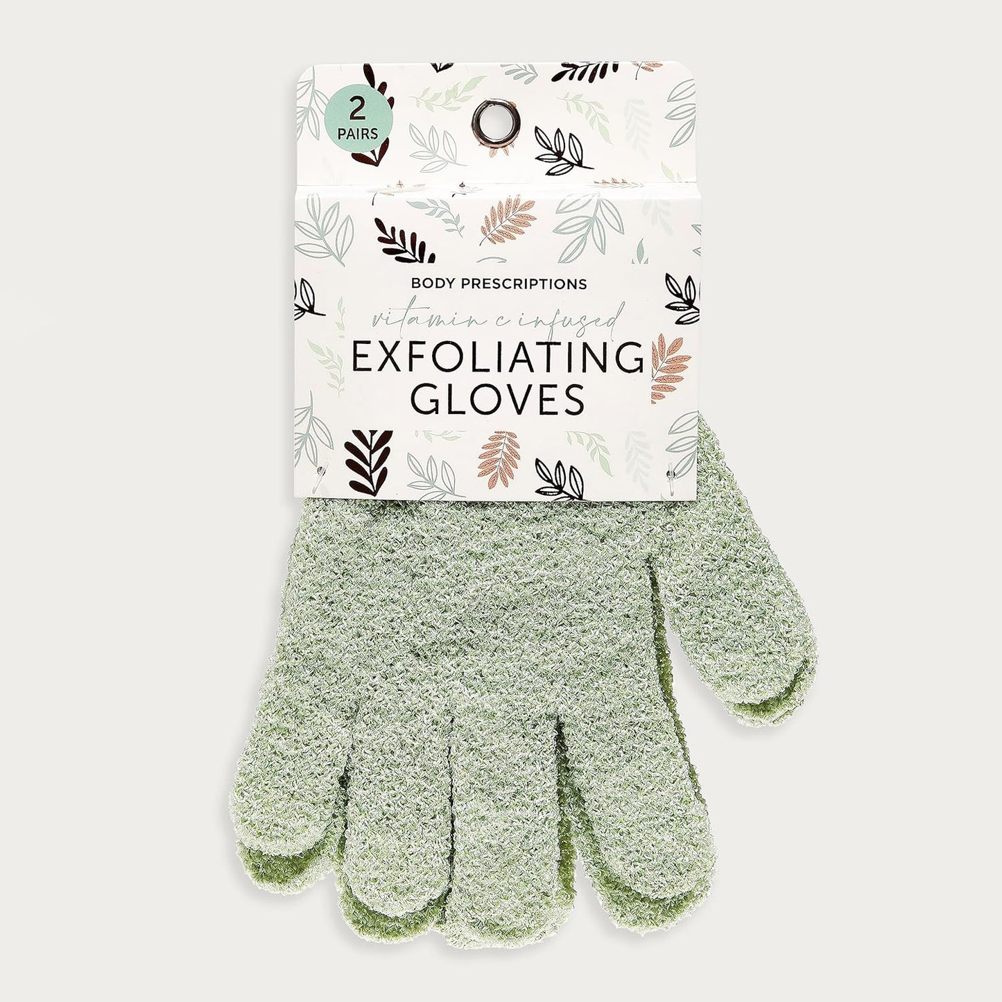 Body Prescriptions Exfoliating Body Scrub – Body Cleanser for Nourished, Ultra-Smooth Skin, Exfoliating Gloves